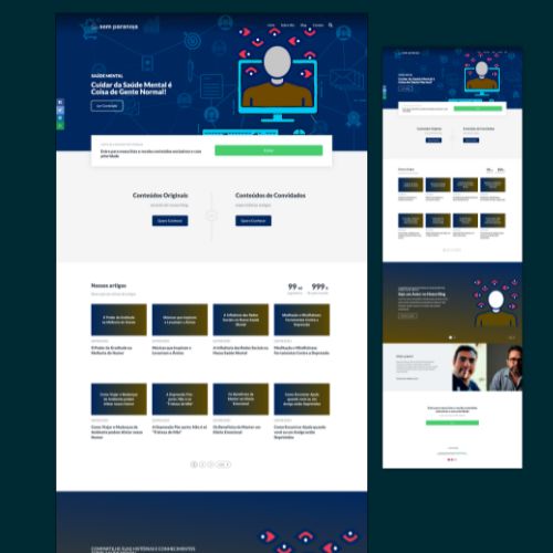 Blog/Portal: Website Moderno e Responsivo para Conteúdo Dinâmico e Otimizado para SEO