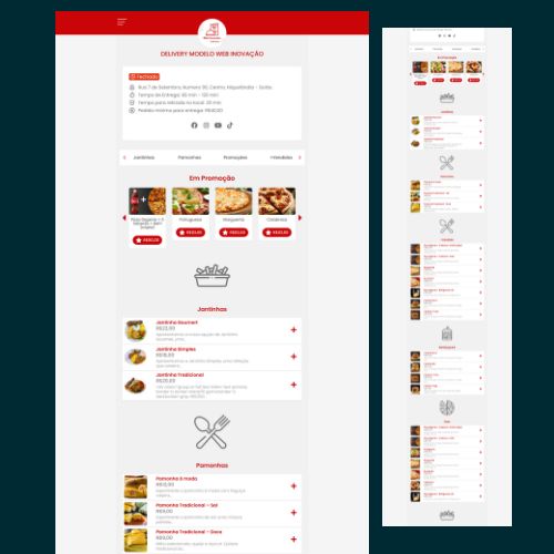 Delivery Food: Website Moderno, Funcional e Otimizado para SEO