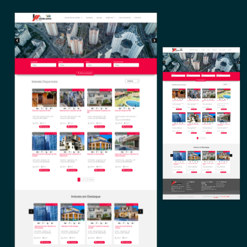 Imobiliária: Website Moderno para Gestão e Venda de Imóveis Otimizado para SEO