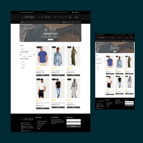 Loja Virtual de Roupas M1: Elegante, Funcional e Otimizado para SEO