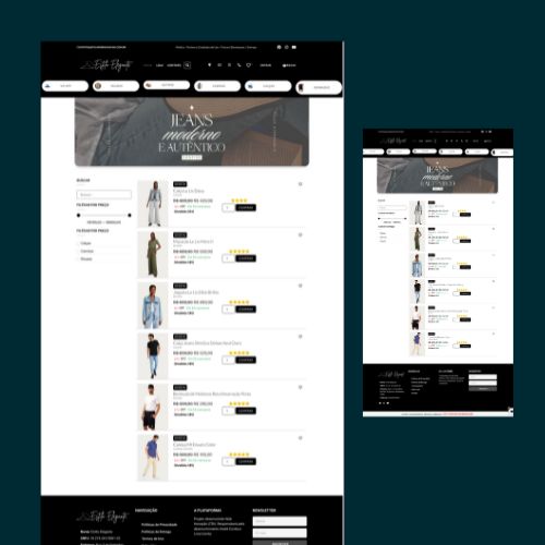 Loja Virtual de Roupas M2: Moderna, Funcional e Otimizada para SEO