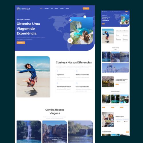 Website Profissional para Turismo: Experiências Incríveis e Otimizado para SEO